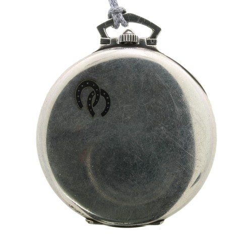 EBERHARD orologio da tasca in Argento 925 misura 46,5 x 12 mm Meccanico a Carica Manuale
