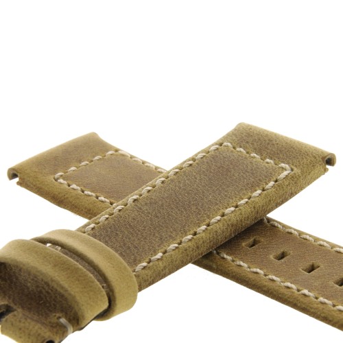 Zenith Cinturino 27.00.2018.807 Pelle Nubuck Giallo Senape oily interno Caucciù 20/18 mm  Type 20.