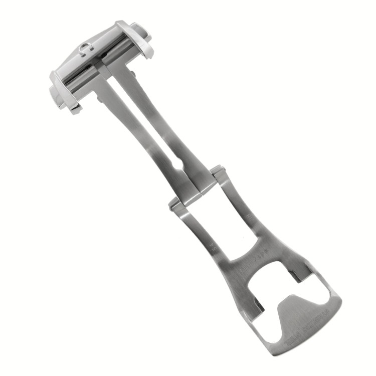 OMEGA chiusura déployante Acciaio Lucido e satinato, 18 mm, Seamaster.