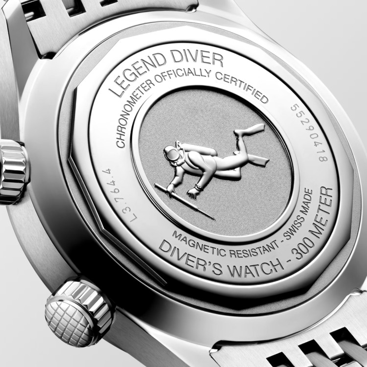 LONGINES Heritage Legend Diver L3.764.4.50.6 39 mm Automatico.