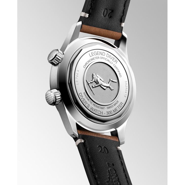 LONGINES Heritage Legend Diver L3.764.4.50.0 39 mm Automatico.