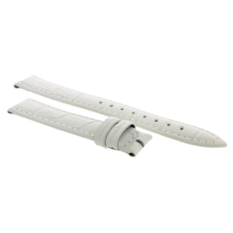 Cinturino Stampa Alligatore Bianco opaco 16/14 mm B40B classico