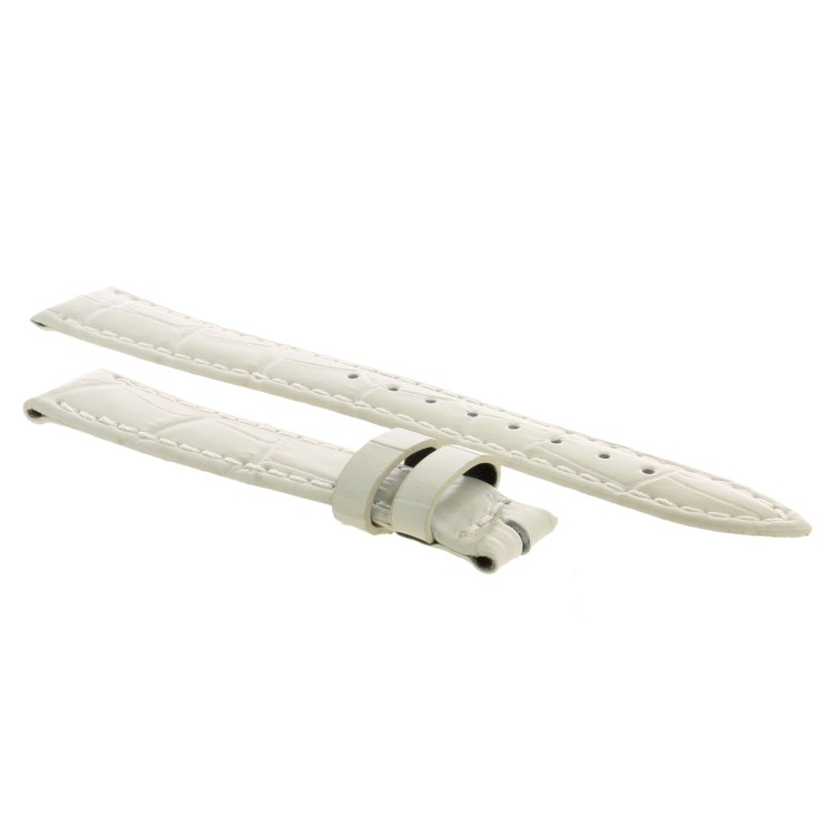 Cinturino Stampa Alligatore Avorio opaco 16/14 mm B40B classico