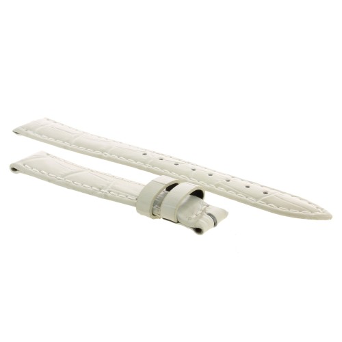Cinturino Stampa Alligatore Avorio opaco 16/14 mm B40B classico
