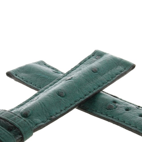 Zenith Cinturino Struzzo 27.00.2016.022 Verde  20/16 mm per Rainbow El Primero