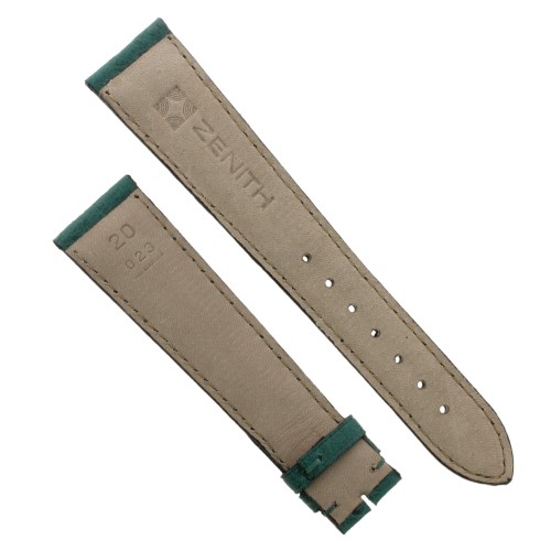 Zenith Cinturino Struzzo 27.00.2016.022 Verde  20/16 mm per Rainbow El Primero