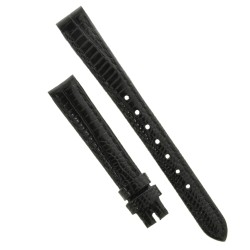 Cinturino Stampa Lucertola Tejus Nero Opaco 12/10 mm B30B classico