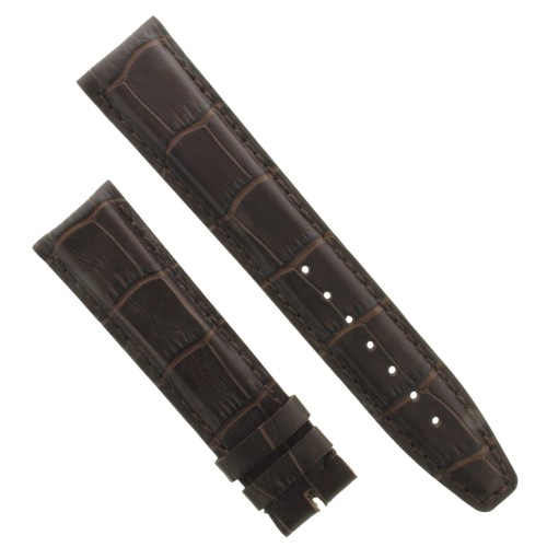 Cinturino non originale IWC Stampa Marrone Opaco 20/18 mm Portoghese