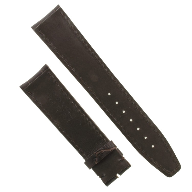 Cinturino non originale IWC Stampa Marrone Opaco 20/18 mm Portoghese