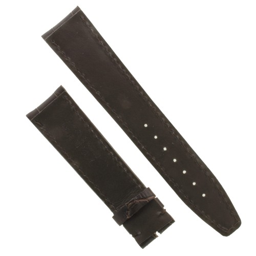 Cinturino non originale IWC Stampa Marrone Opaco 20/18 mm Portoghese