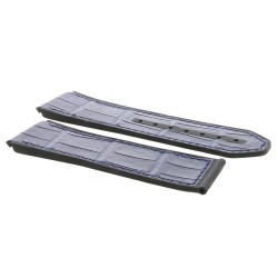 Zenith Cinturino 27.00.2322.584 Alligatore Blu opaco interno caucciù 23/22 mm 2