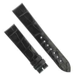 Longines Cinturino Alligatore Nero Lucido 18/16 mm La Grande Classique L4.709.4 , L4.705.4