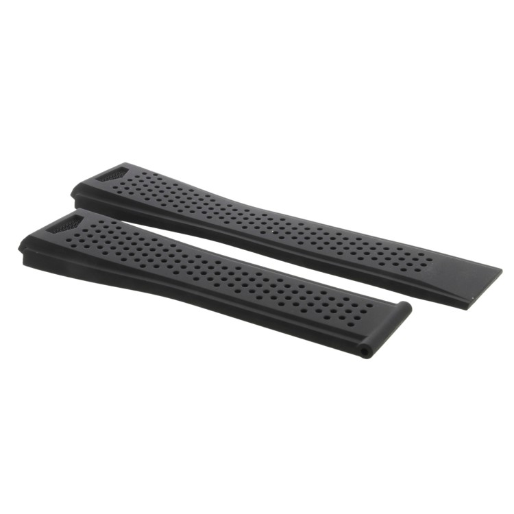 Tag Heuer Cinturino Caucciù FT6046 Nero forato 21 mm Carrera Heuer 01 diametro 43mm
