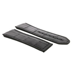 Zenith Cinturino 27.00.2322.582 Alligatore Nero opaco interno caucciù 23/22 mm 2