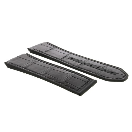 Zenith Cinturino 27.00.2322.582 Alligatore Nero opaco interno caucciù 23/22 mm