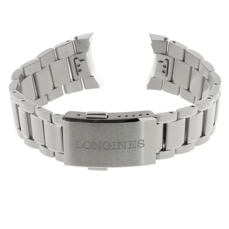Longines Bracciale acciaio Spirit Zulu Time 39mm orologio  L3.802.4. Intercambiabile, ansa 21mm.