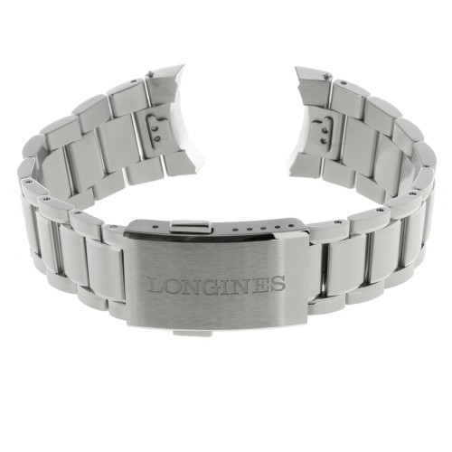 Longines Bracciale acciaio Spirit Zulu Time 39 mm orologio  L3.802.4. Intercambiabile, ansa 21mm.