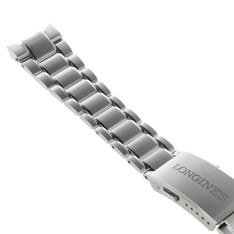 Longines Bracciale acciaio Spirit Zulu Time 39 mm orologio  L3.802.4. Intercambiabile, ansa 21mm.