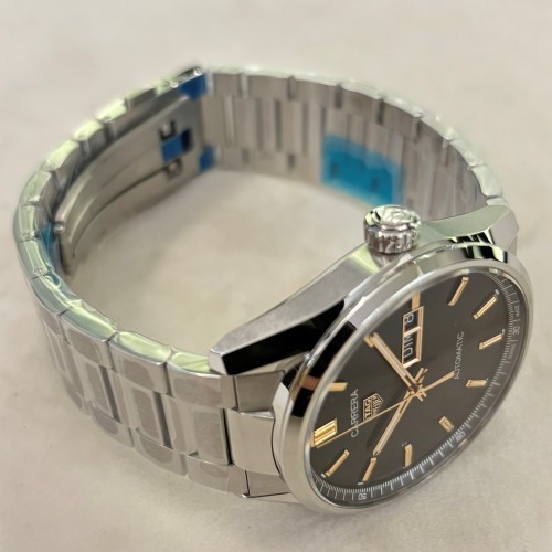 TAG HEUER CARRERA WBN2013.BA0640 Day Date Automatico 41 mm Indici Rosati.