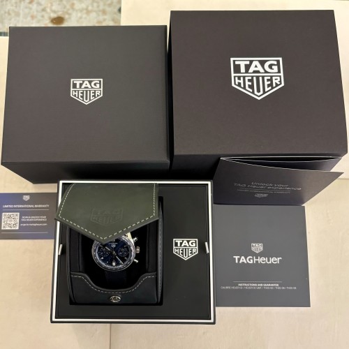 TAG HEUER CARRERA Cronografo CBS2212.FC6535 Blu 39 mm Acciaio.