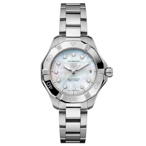 TAG HEUER AQUARACER PROFESSIONAL 200 SOLARGRAPH Solare al quarzo 34 mm Acciaio WBP1313.BA0005