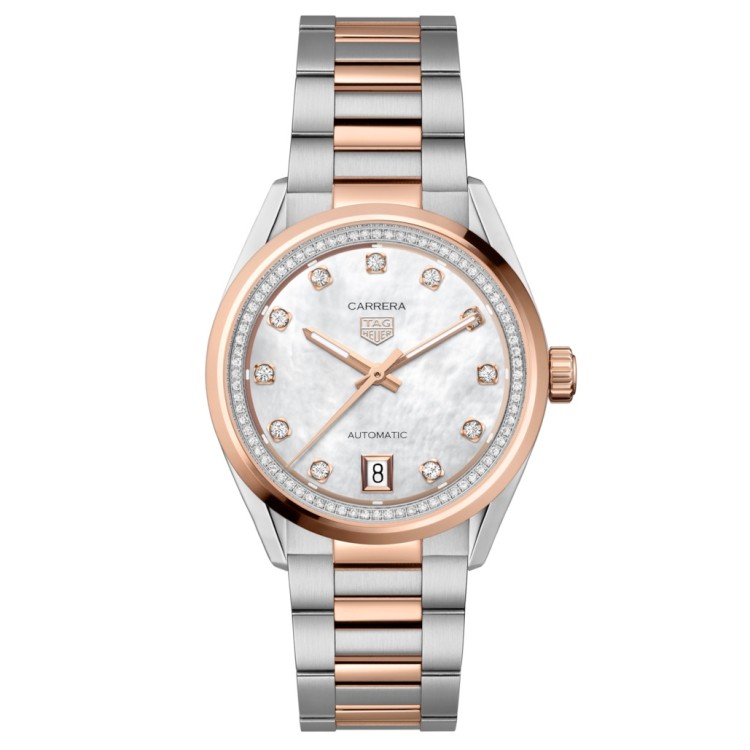 TAG Heuer Carrera Date Automatico 36 mm Acciaio e oro WBN2351.BD0000