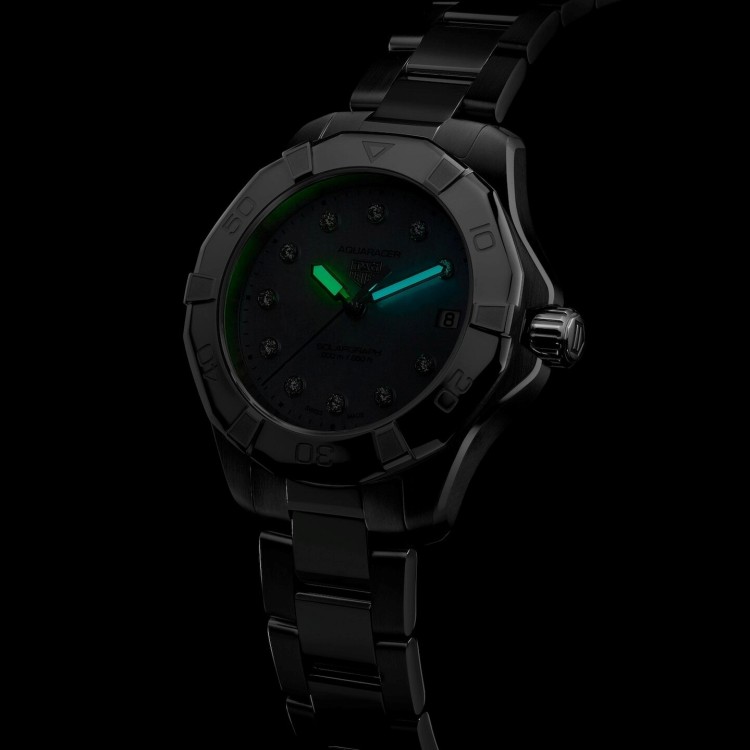 TAG HEUER AQUARACER PROFESSIONAL 200 SOLARGRAPH Solare al quarzo 34 mm Acciaio WBP1313.BA0005