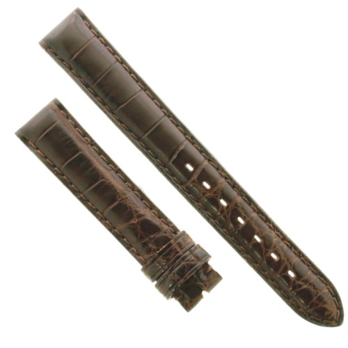 Cinturino Alligatore Marrone Moka Opaco 18/16 mm B45B classico
