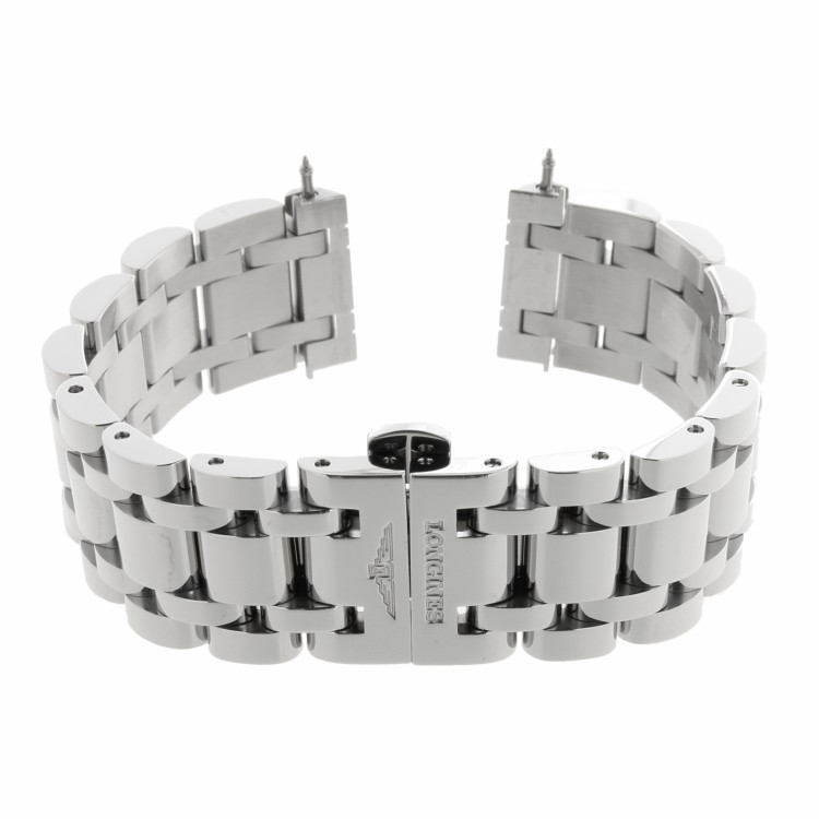 Longines Bracciale acciaio per Dolce Vita, 17 mm, L5.512.4 e simili.