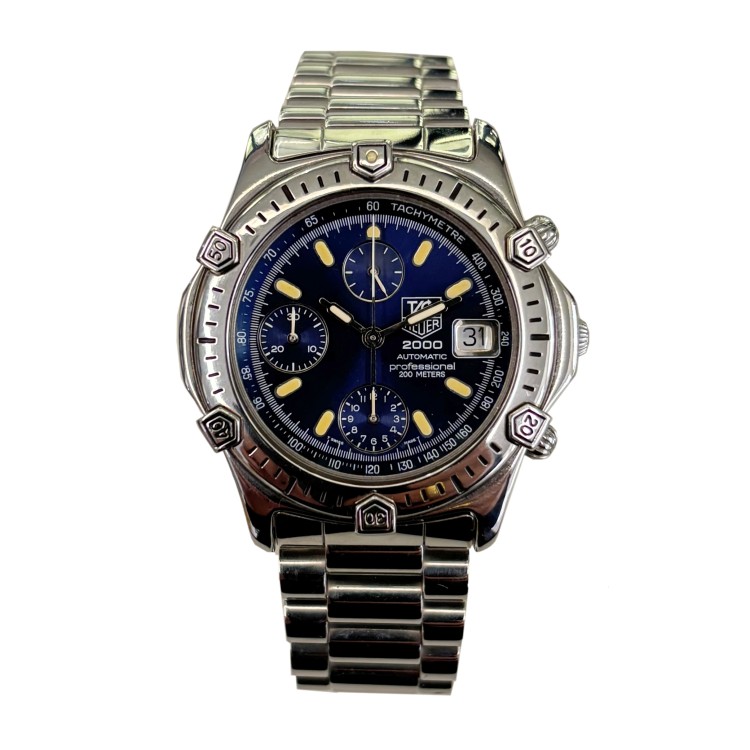 TAG HEUER Super 2000 169.806/1L (CE2110/416 ) Cronografo Automatico 38 mm Blu