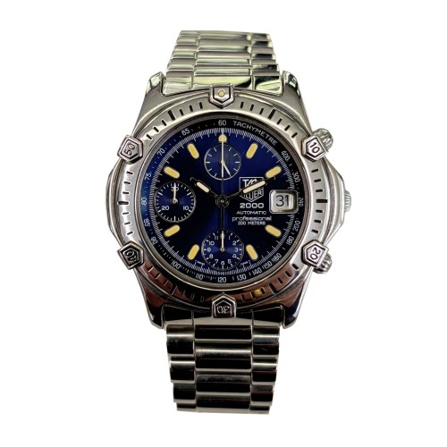 TAG HEUER Super 2000 169.806/1L (CE2110/416 ) Cronografo Automatico 38 mm Blu
