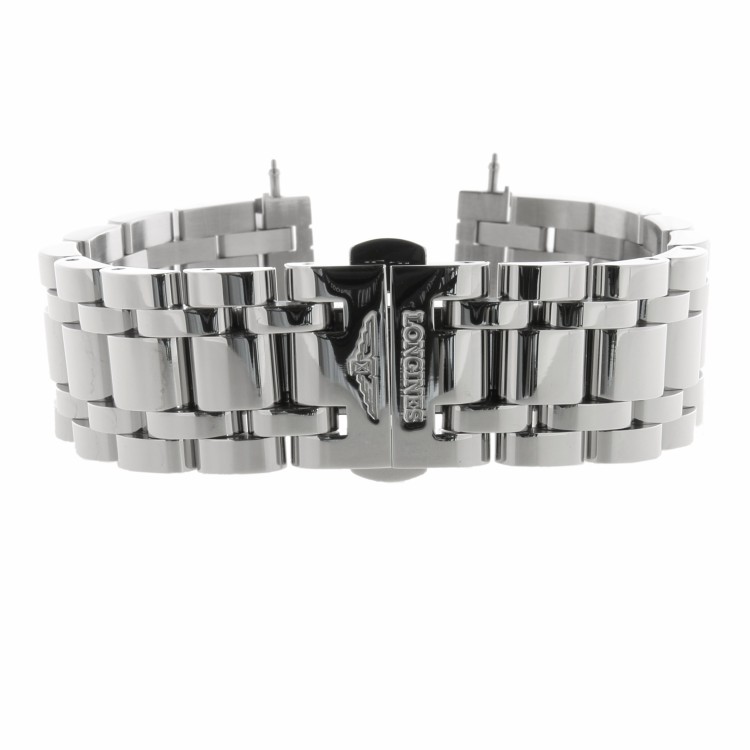 Longines Bracciale acciaio per Dolce Vita, 17 mm, L5.512.4 e simili.