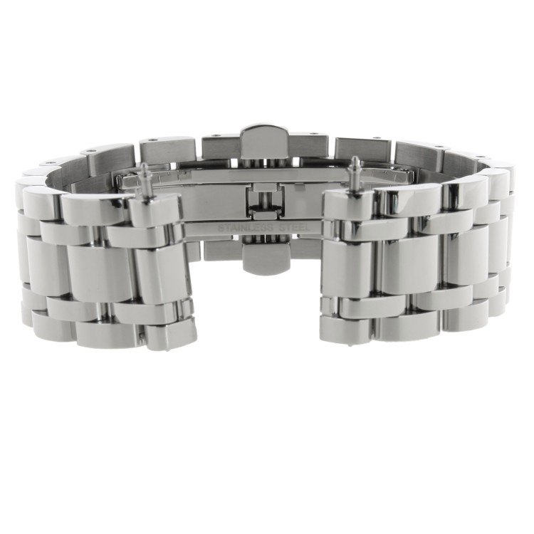 Longines Bracciale acciaio per Dolce Vita, 17 mm, L5.512.4 e simili.