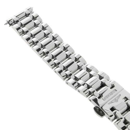 Longines Bracciale acciaio per Dolce Vita, 17 mm, L5.512.4 e simili.