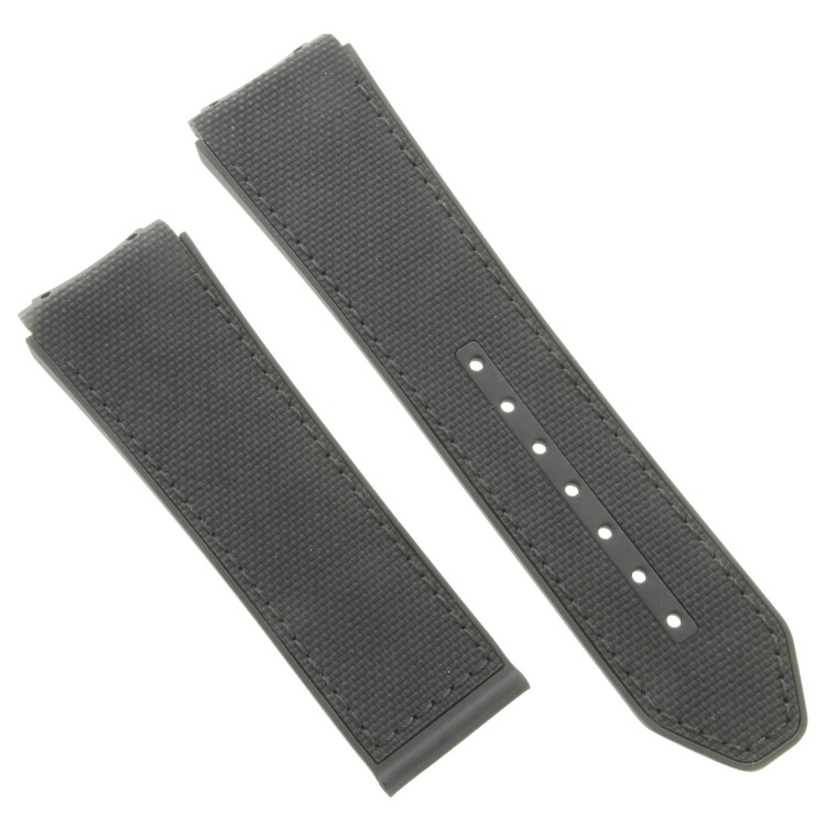 Zenith Cinturino Caucciù Nero 23/22 mm effetto cordura Defy El Primero 21  95.9002.9004
