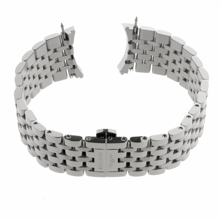 Longines bracciale acciaio per collezione Elegant. 20 mm, cassa 39 mm. L4.812.4.