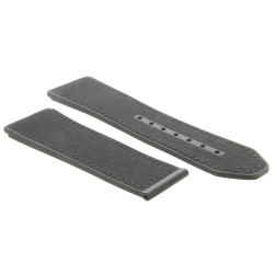 Zenith Cinturino Caucciù Nero 23/22 mm effetto cordura Defy El Primero 21  95.9002.9004 cucito nero 2