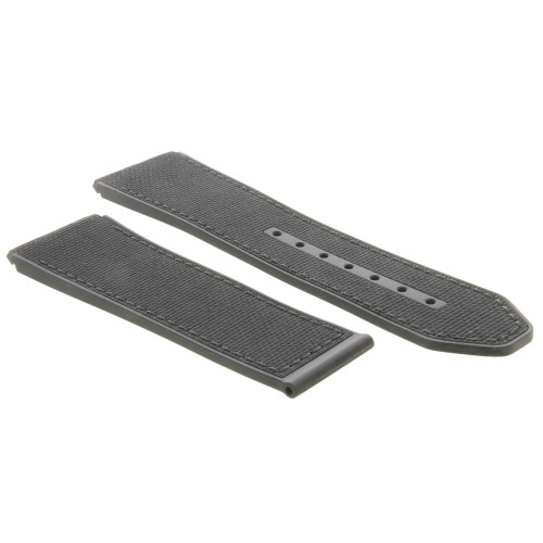 Zenith Cinturino Caucciù Nero 23/22 mm effetto cordura Defy El Primero 21  95.9002.9004