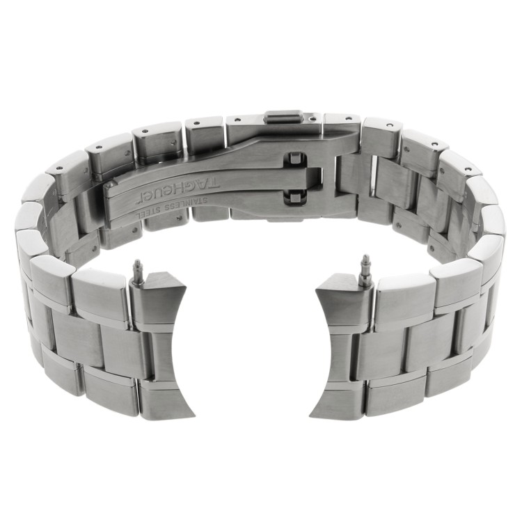 Tag Heuer Bracciale BA0796 acciaio per Carrera cronografo 43 mm ansa 22 mm