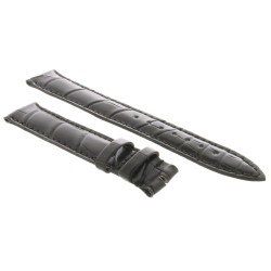 Cinturino Sartoriale Alligatore Nero Opaco 17/16 mm B35B classico.. 2