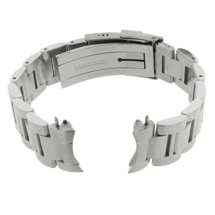 Longines Bracciale acciaio Hydroconquest Arabi 19 mm. Satinato e scalato. L3.688.4, L3.694.4