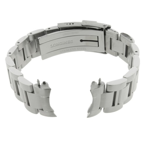 Longines Bracciale acciaio Hydroconquest Arabi 19 mm. Satinato e scalato. L3.688.4, L3.694.4