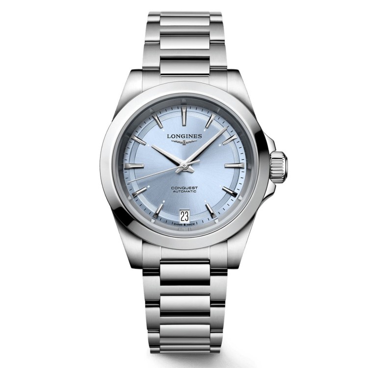 Longines Conquest L3.430.4.92.6 Automatico 34 mm Blu Bracciale Acciaio
