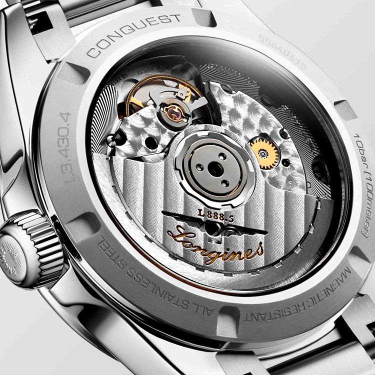Longines Conquest L3.430.4.92.6 Automatico 34 mm Blu Bracciale Acciaio