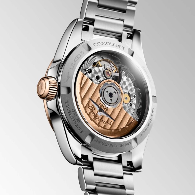 Longines Conquest 34 mm Argento