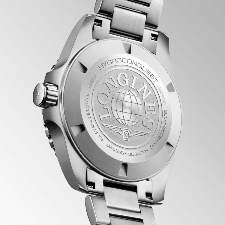 LONGINES Hydroconquest GMT L3.890.4.06.6 Automatico 43 mm Acciaio Verde