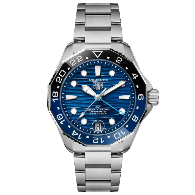 TAG Heuer Aquaracer Professional 300 GMT Automatico 42 mm WBP5114.BA0013 Blu Acciaio