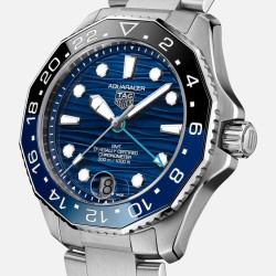 TAG Heuer Aquaracer Professional 300 GMT Automatico 42 mm WBP5114.BA0013 Blu Acciaio 2