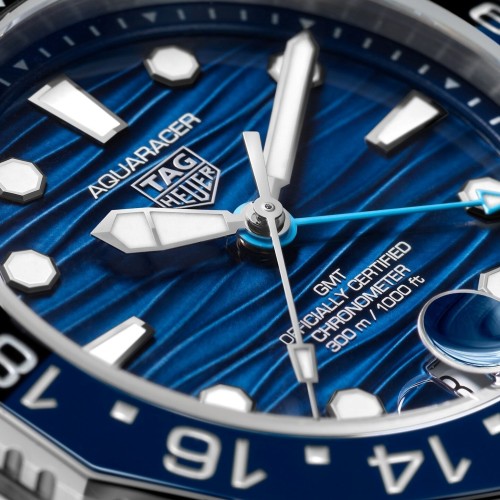 TAG Heuer Aquaracer Professional 300 GMT Automatico 42 mm WBP5114.BA0013 Blu Acciaio