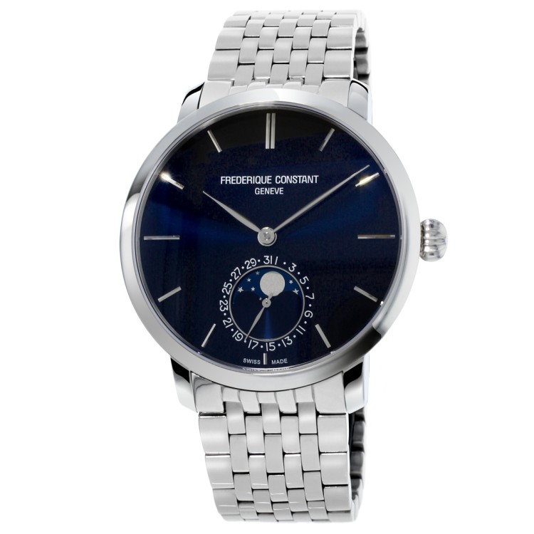 Frederique Constant Automatic Moonphase-FC 705N4S6B Slimline 42 mm.